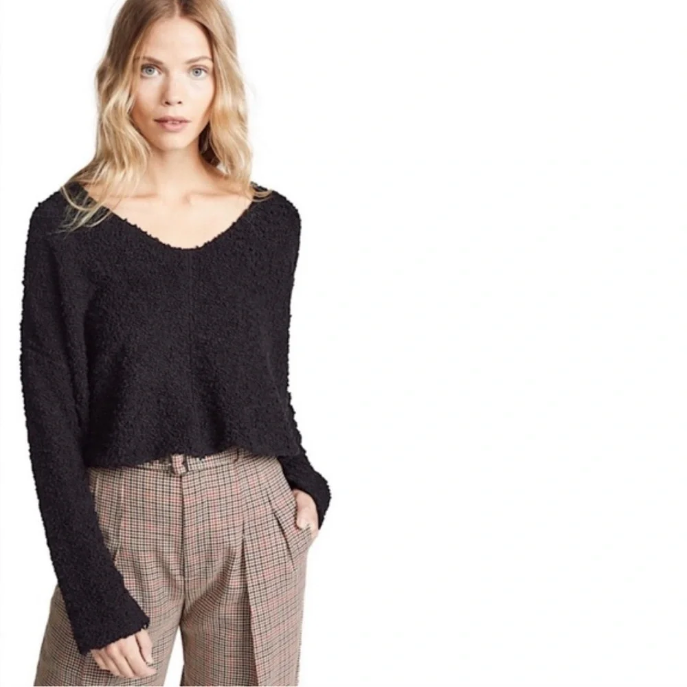 Free People Popcorn Pullover Sweater